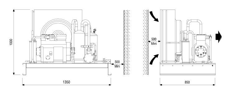 BRI MEGA SH P 400A (B) dimension drawing