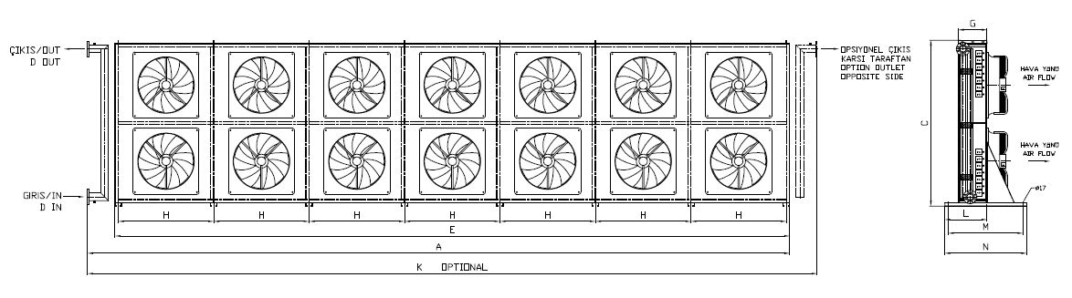 BC/BD-2X750BB1-B03 dimension drawing