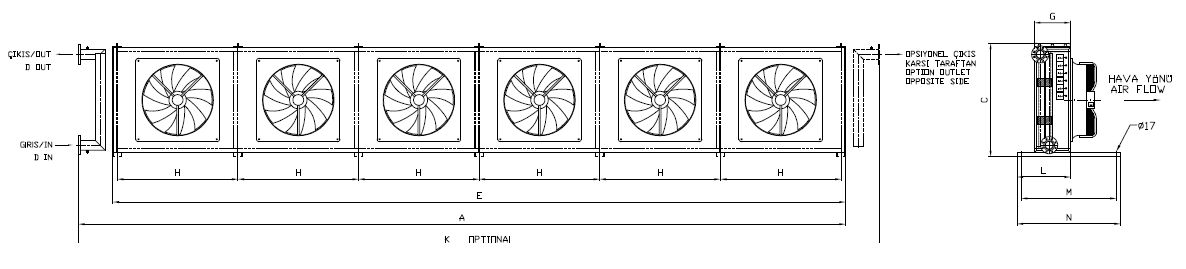 BC/BD-650BB1-B03 dimension drawing