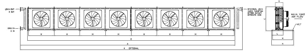 BC/BD-880DB1-B01 dimension drawing