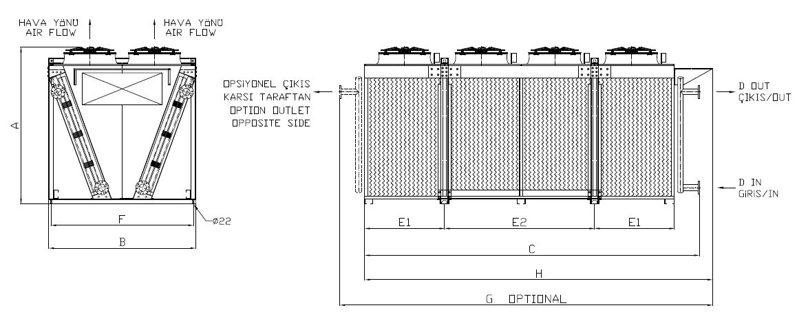 BE-2X480BC1-B01C dimension drawing