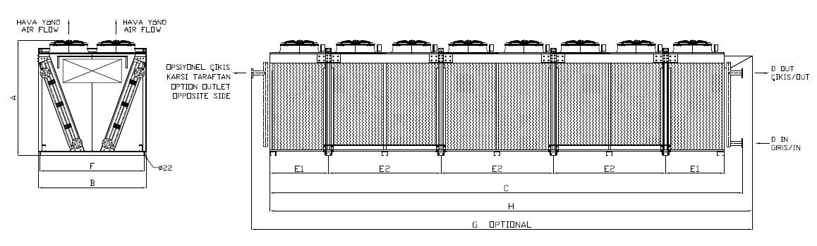 BE-2X880AC1-B01C dimension drawing