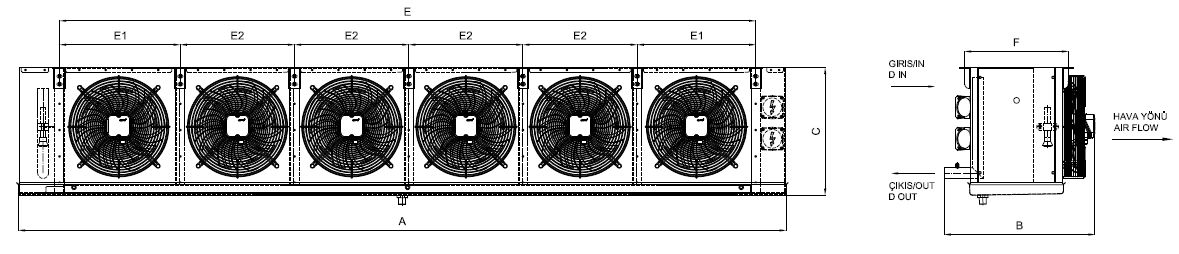 EA-663EC4-C11 dimension drawing