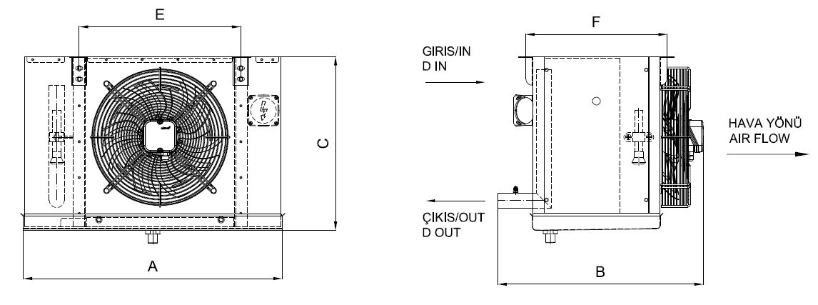 EB-125AA4-B05 dimension drawing