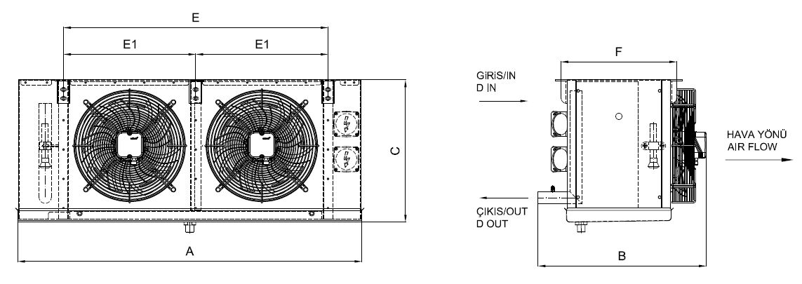 EB-225AB6-B05 dimension drawing