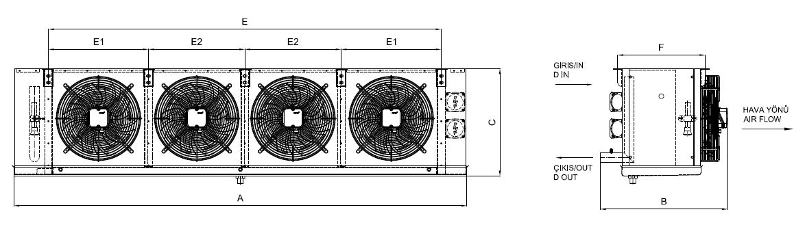 EB-420AB7-B07 dimension drawing