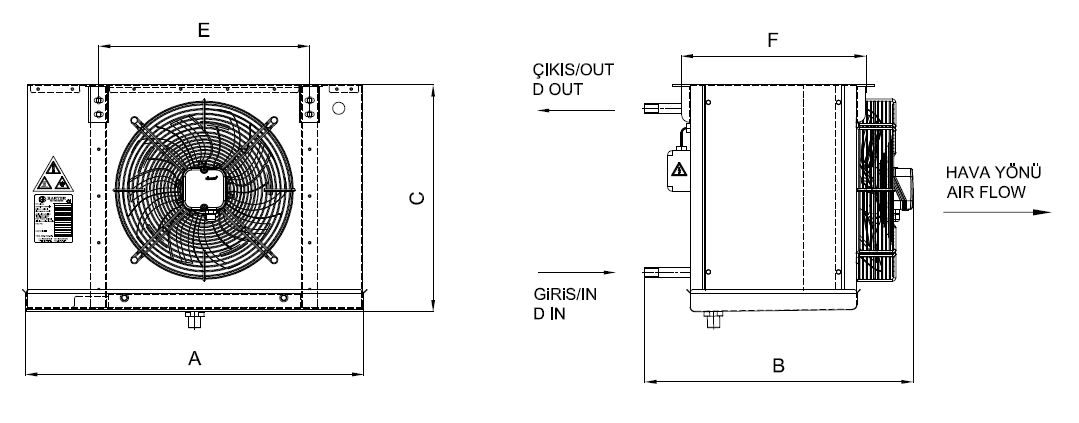 EB-G-130BB4-A01 dimension drawing