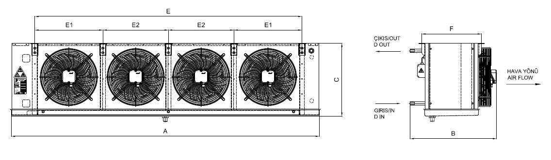 EB-G-430BB4-A01 dimension drawing