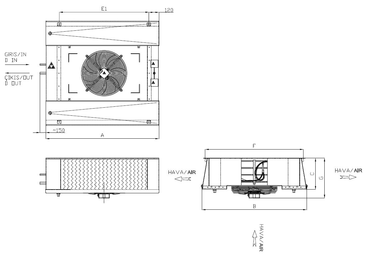 ED-135AE4-C21 dimension drawing