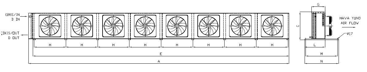 KA/KB-880AB5-B07 dimension drawing