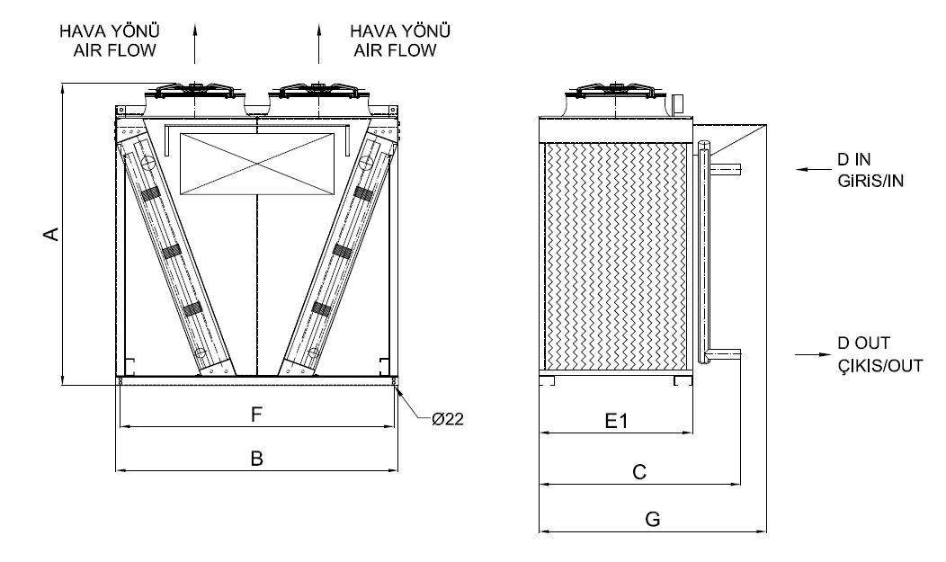 KC-2x180JB1-B01C dimension drawing