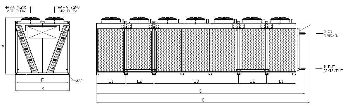 KC-2x791EC1-C06C dimension drawing