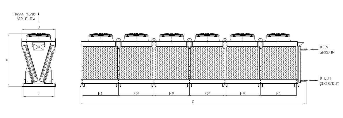 KC-663AA5-B08 dimension drawing