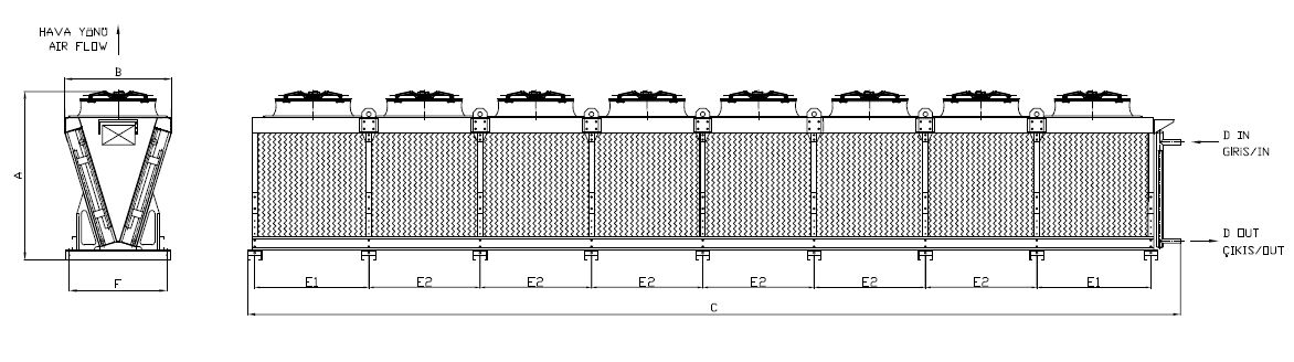 KC-880CB5-B01 dimension drawing