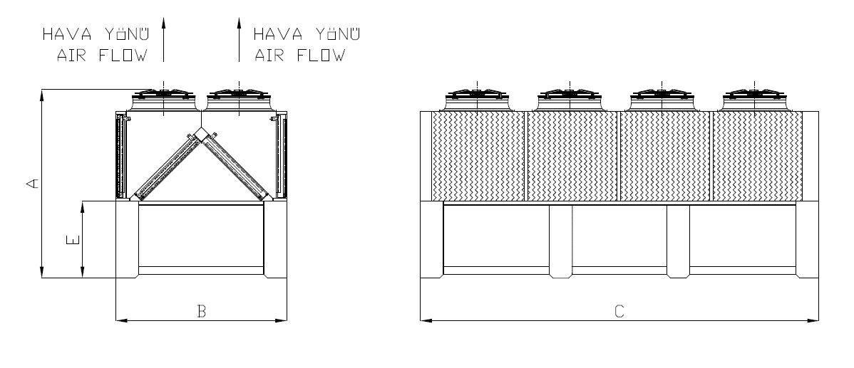 KC-WF-2x480BB5-B01C dimension drawing