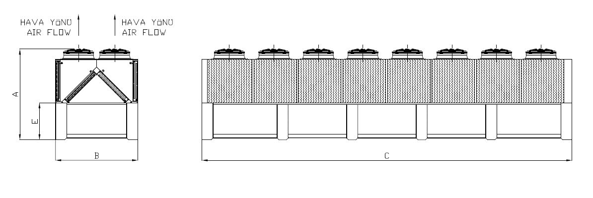 KC-WF-2x891AA1-B06T dimension drawing