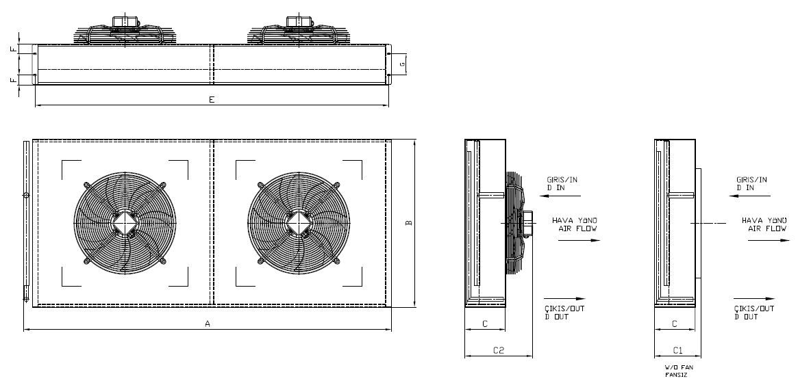 KT-217AD1-B03 dimension drawing