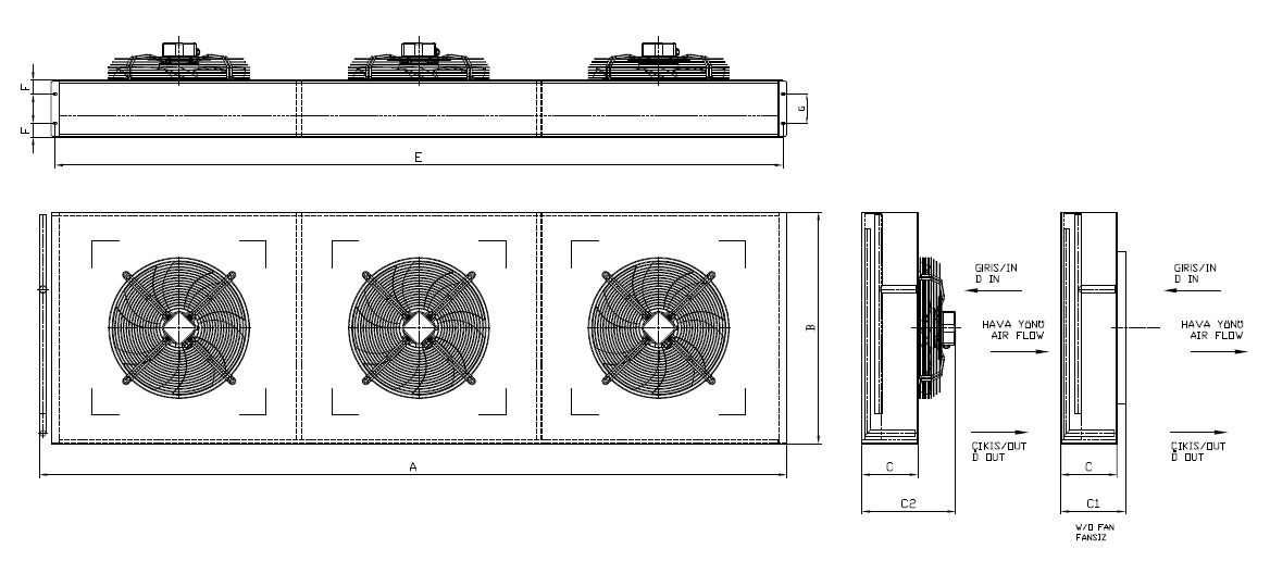 KT-330FA2-B01 dimension drawing